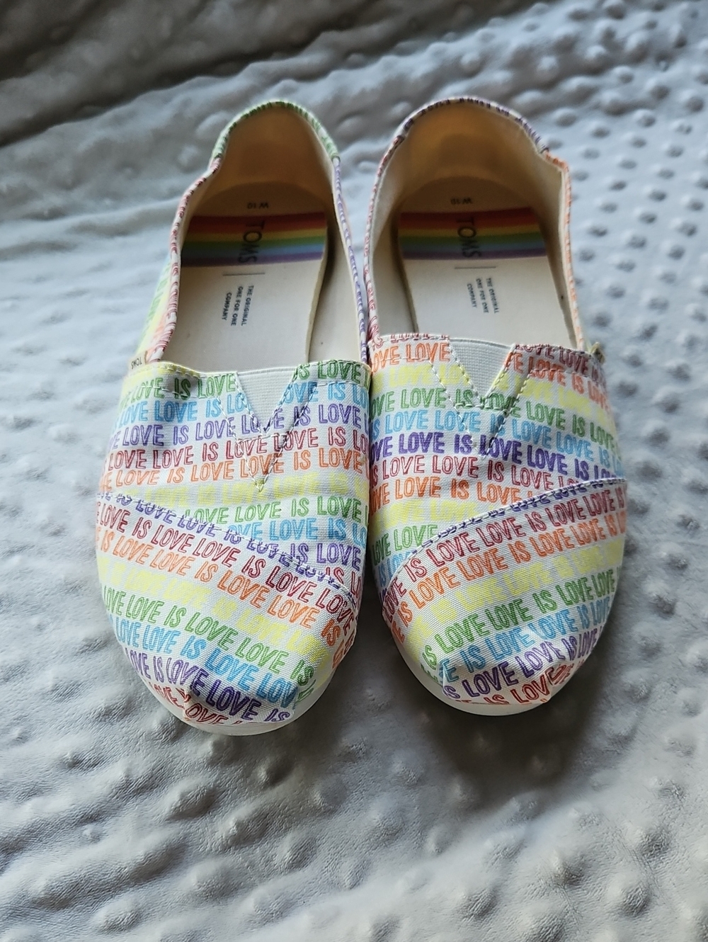 Toms Alpargata " Love Is Love" Shoes